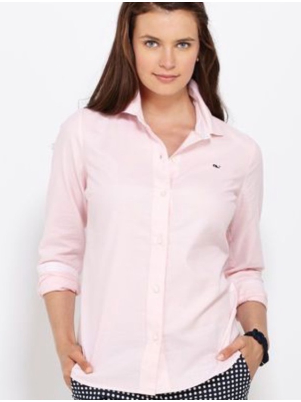 Vineyard Vines Light Pink Button-Down Shirt Size 4